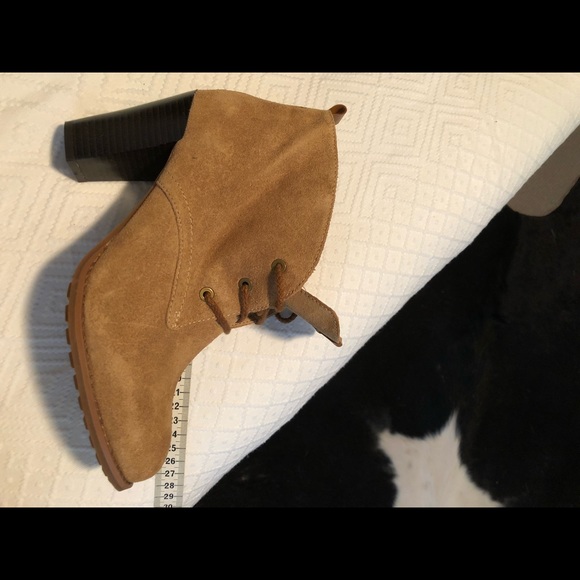 Genkek tan suede boots size 8 new - Picture 7 of 8